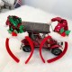 Red Green Flip Sequins Santa's Hat Headbands