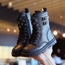 Black Leather Classy Boots