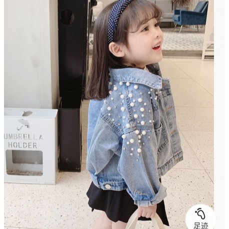Pearl Shoulder Denim Jackets