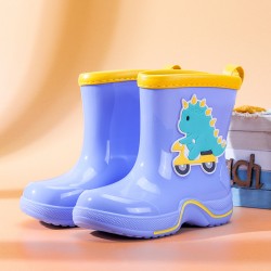 Blue Yellow Dinosaurs Rainboots