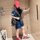 Blue Denim Pocket Rompers