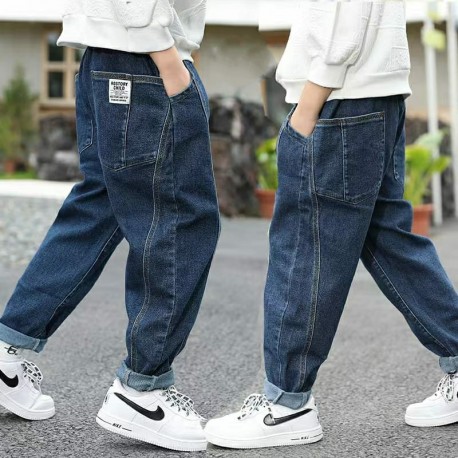 Blue Assimetric Jeans