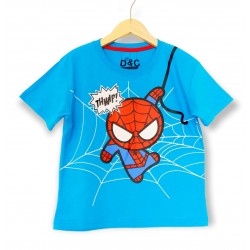 Blue Spiderman Web