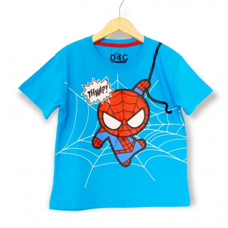 Blue Spiderman Web