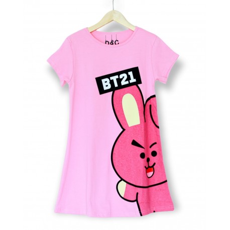 Pink BT21 dress