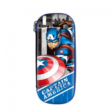 Captain America Attack Pencil Case