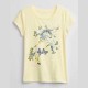 GAP Yellow Butterfly T-Shirt