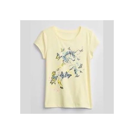 GAP Yellow Butterfly T-Shirt