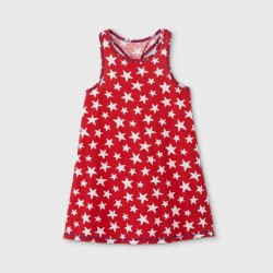 Cat n Jack Red Stars Dress