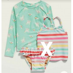 OldNavy Tosca Unicorn Swim Top