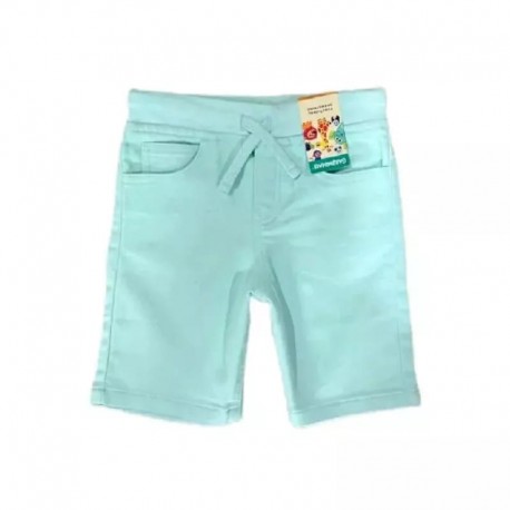 Soft Blue Denim Short Pants