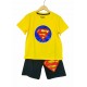 Yellow Superman Flip Sequins Set