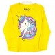 Yellow Unicorn LS Tee