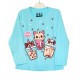 Blue Cute Boba LS Tee