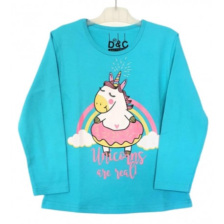 Unicorns are Real LS  Tee