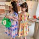 Blue patchwork patterns Dress