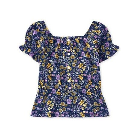 Place Purple Floral Top