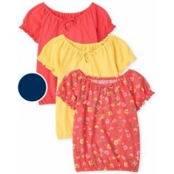 Place Dark Peach Ribbon Top