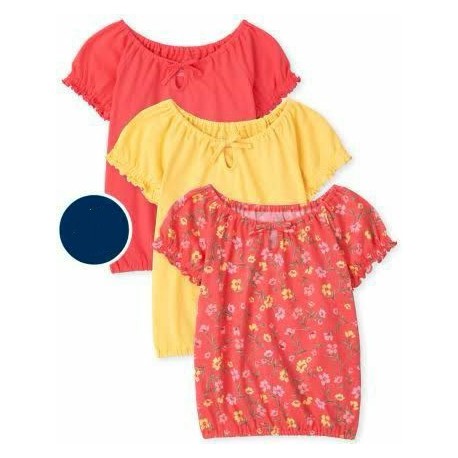 Place Dark Peach Ribbon Top