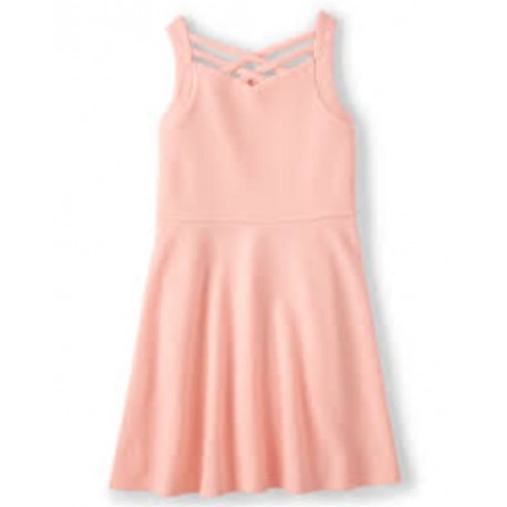 Place Peach Cross App Dress