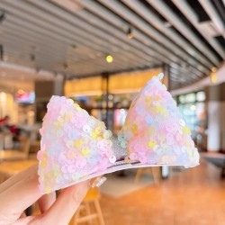 Standing Sequins Ribbon Hairclips
