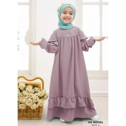 Purple Crinkle Gamis(no hijab)