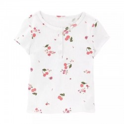Oshkosh Cherry Rib Top
