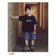Black Blue STFS T-shirt set Cargo Pants