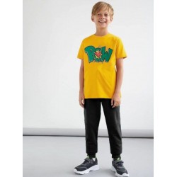 Yellow Pow T-shirt Set Pants