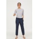 H&M Blue Stripe Crepe Pants