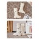 White Chain Long Boots