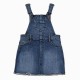 Old Navy Dark Blue Pocket Ripped Skirt Overall