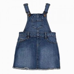 Old Navy Dark Blue Pocket Ripped Skirt Overall