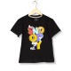 Black Snoopy Tee