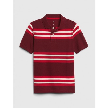 GAP Red Stripe Polo Shirt
