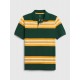 GAP Green Yellow Stripe Polo Shirt