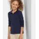 GAP Navy LS Girl Polo Shirt