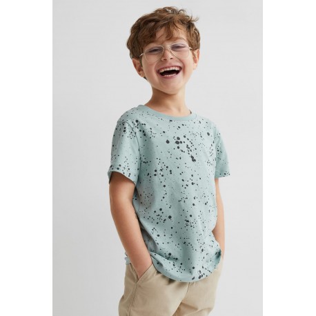 HM Mint Black Dots T-shirt
