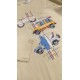 HM Cream Beach Cars T-shirt