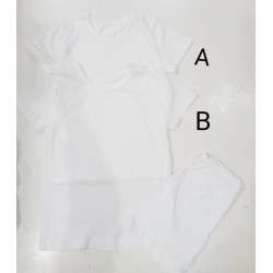 Unifriend White Set Short Pants