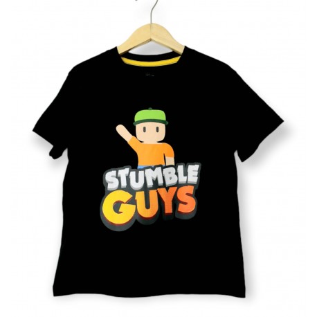 Black Stumble Guys Tee