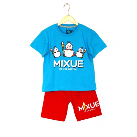 Blue Three Mixue Set