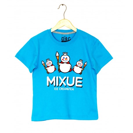 Blue Three Mixue Tee