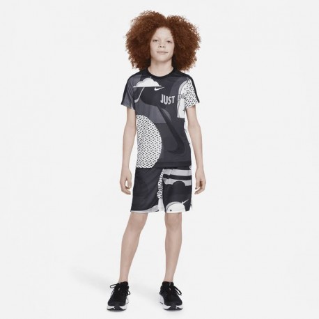 N1KE Black White Abstract Short Pants