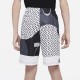 N1KE Black White Abstract Short Pants