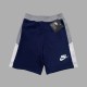 N1KE Navy Grey White Short Pants