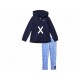 N1KE Blue Marble Leggings
