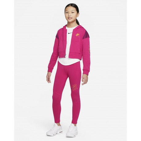 N1KE Fucshia Gold Leggings