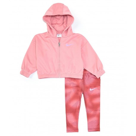 N1KE Dark Peach Tie Dye Leggings