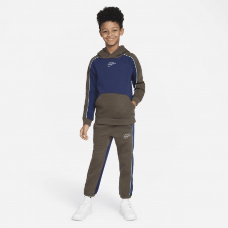 N1KE Brown Navy Joggers